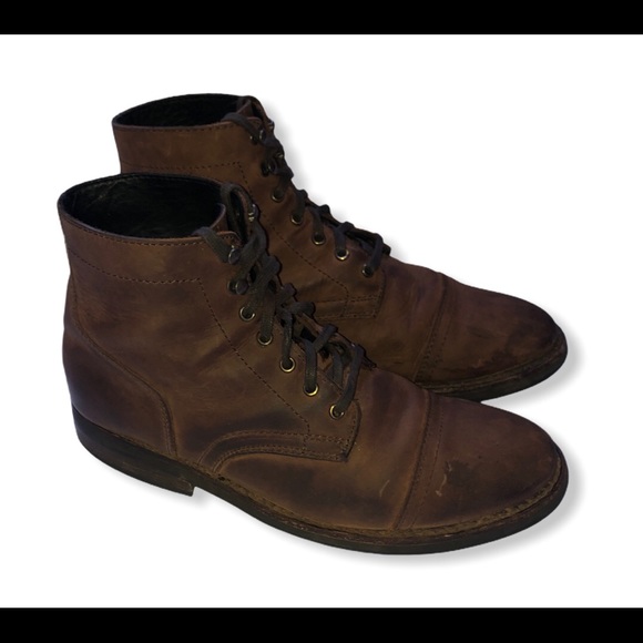 SOLD Thursday Leather everyday Captain lace up - Picture 2 of 6